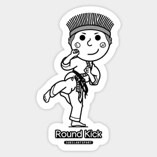 Mawashi Geri–Round Kick Sticker